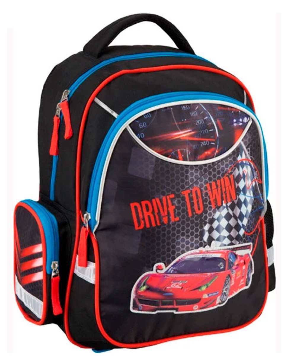 

Рюкзак школьный Kite 512 Drive 38×29×13 см 14 л черный (K16-512S)