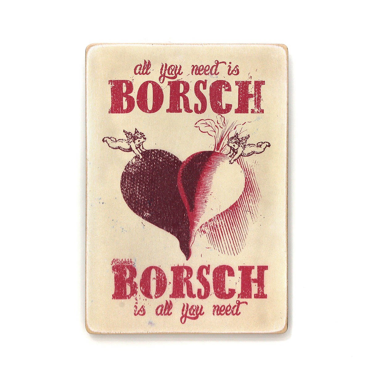 

Деревянный постер Wood Posters "Borsch is all you need" (A2 формат, фанера)