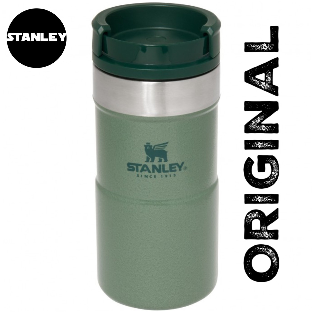 

Термочашка Stanley Never Leak Hammertone Green 0.25л