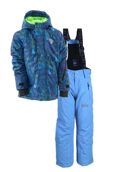 

Зимний лыжный комплект (куртка+полукомбинезон) Jeans boy PIDILIDI с голубыми штанами 1096-04/1008-04 110