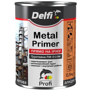 

​Грунтовка по ржавчине ПФ-010 М Delfi черный 2,8кг