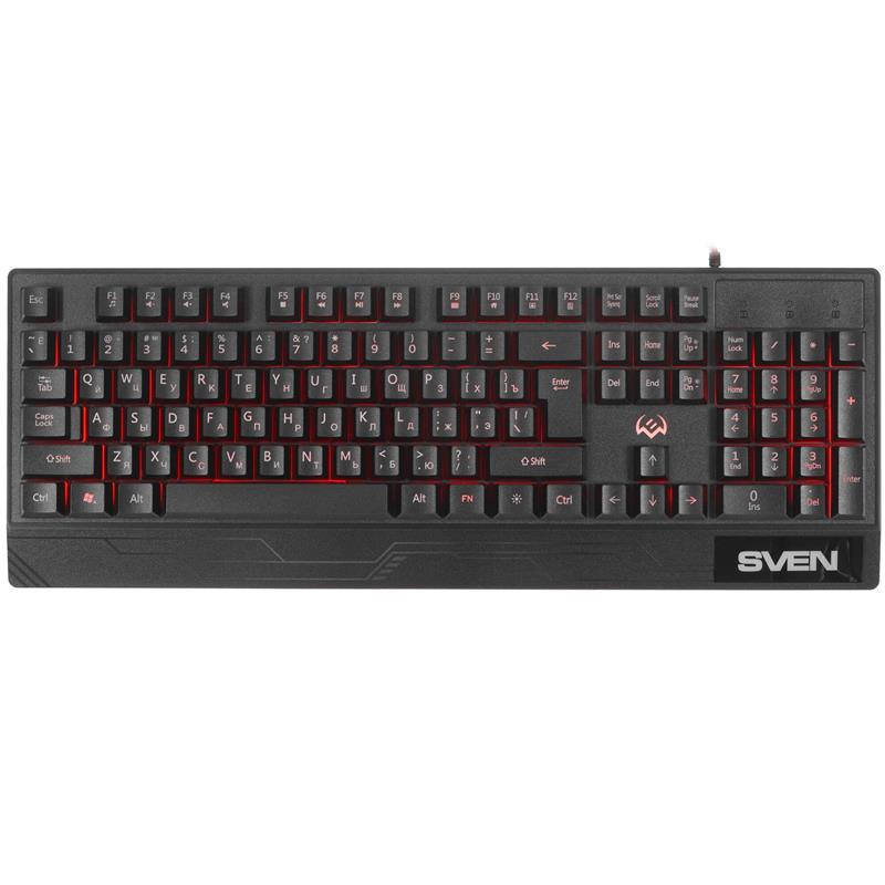 

Клавиатура Sven KB-G8300 Black USB UAH