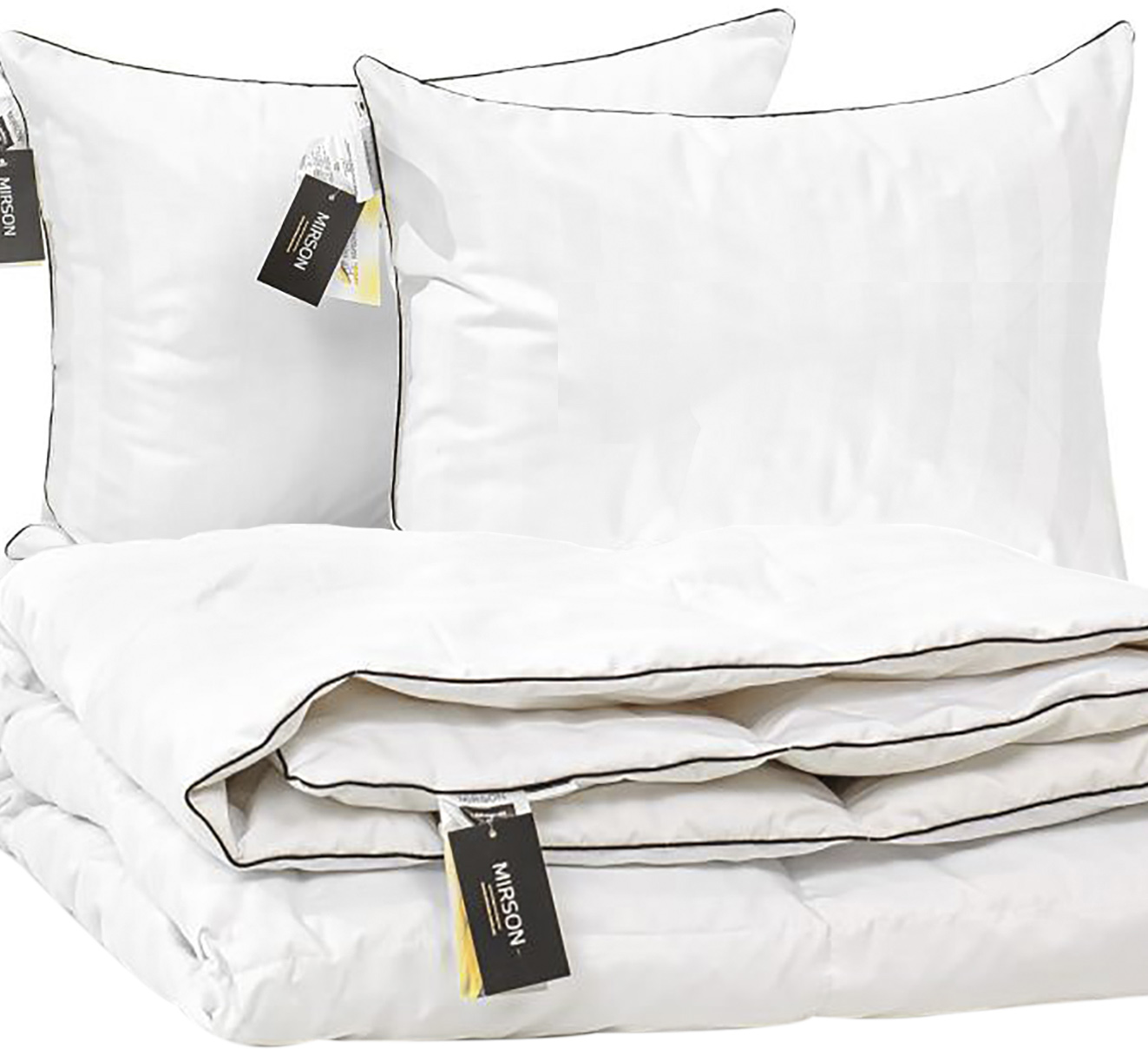 

Набор пуховый MirSon Royal Hand Made Деми №2057 Одеяло 200x220 + 2 подушки 50x70 средние