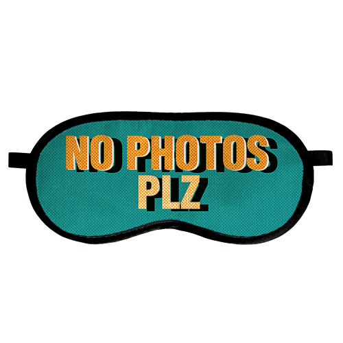 

Маска для сна No photos plz Presentville 18,5х8,5 см 000179392