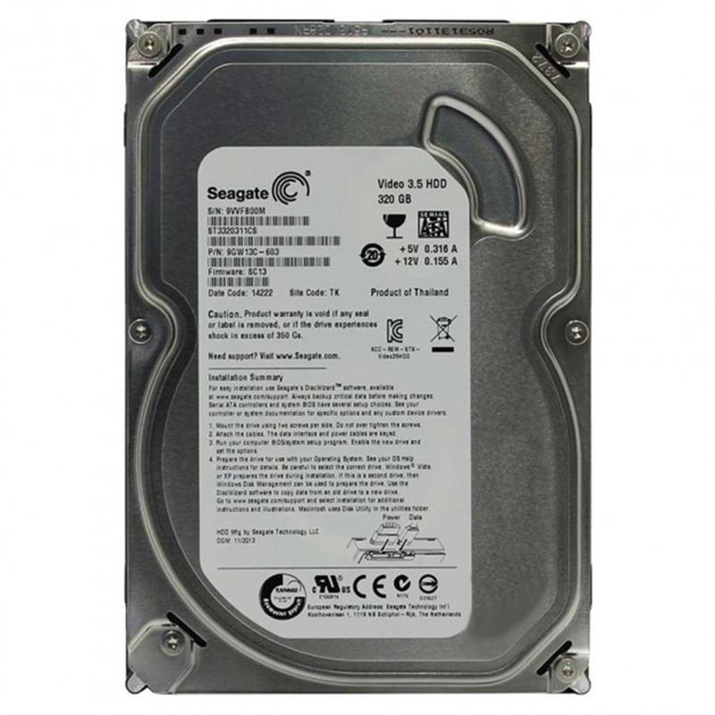 

HDD SATA 320GB Seagate Video 5900rpm 8MB (ST3320311CS VIDEO)