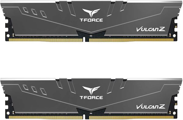 

Оперативная память TEAM T-Force Vulcan Z 16GB Kit (2x8GB) DDR4 3200MHz CL16 Gray (TLZGD416G3200HC16FDC01)