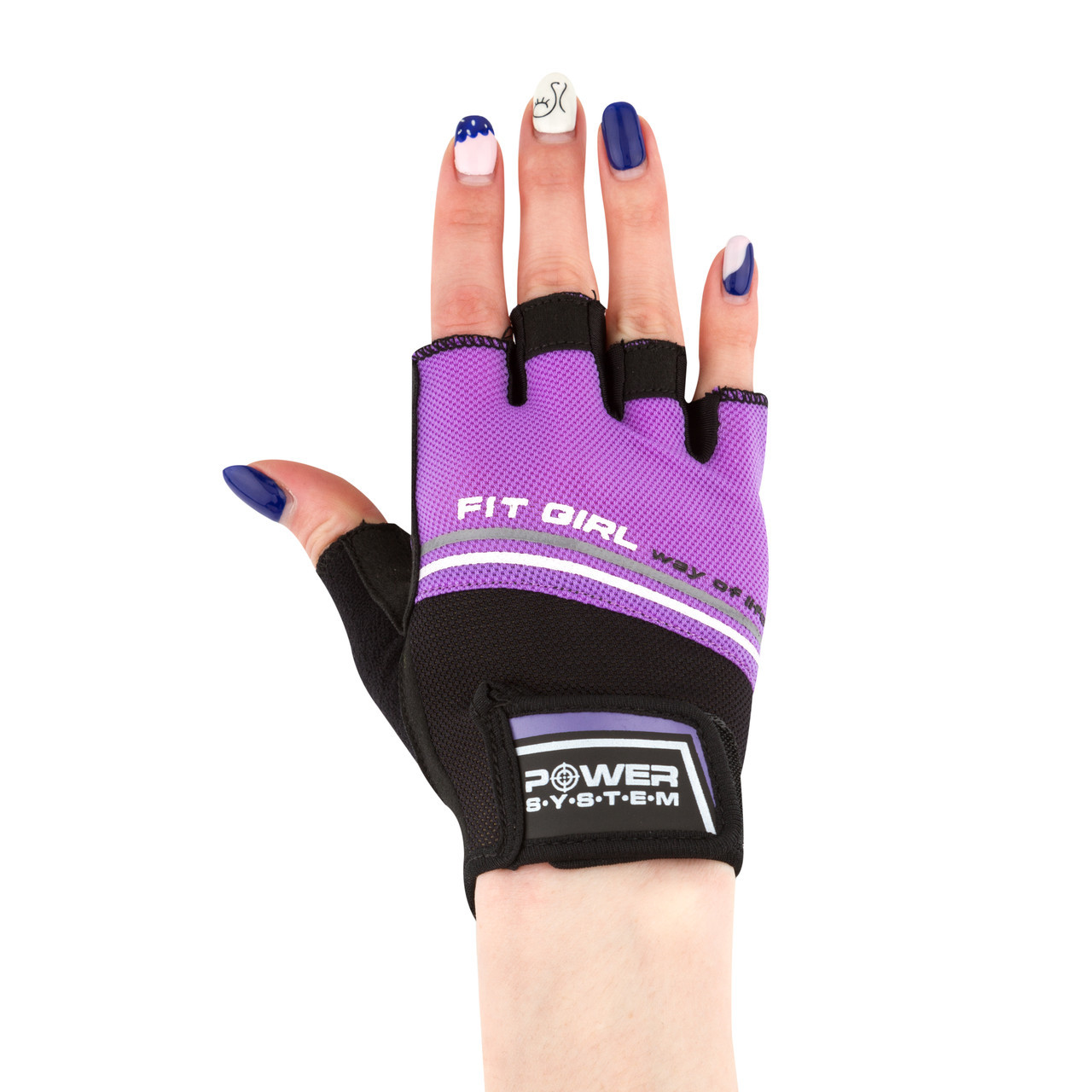 

Перчатки для фитнеса и тяжелой атлетики Power System Fit Girl Evo PS-2920 M Purple