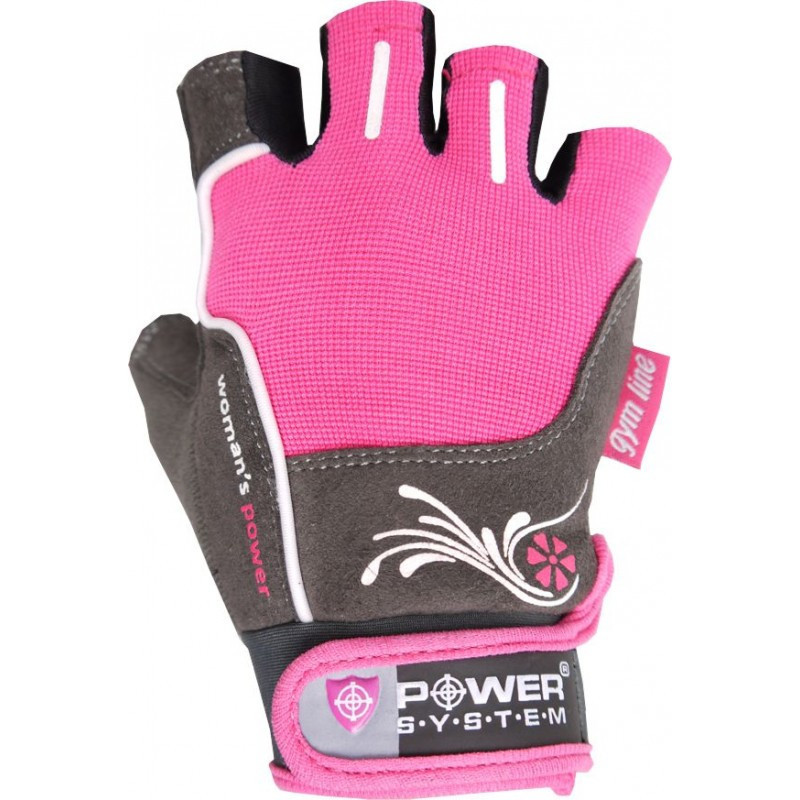 

Перчатки для фитнеса и тяжелой атлетики Power System Woman’s Power PS-2570 XS Pink