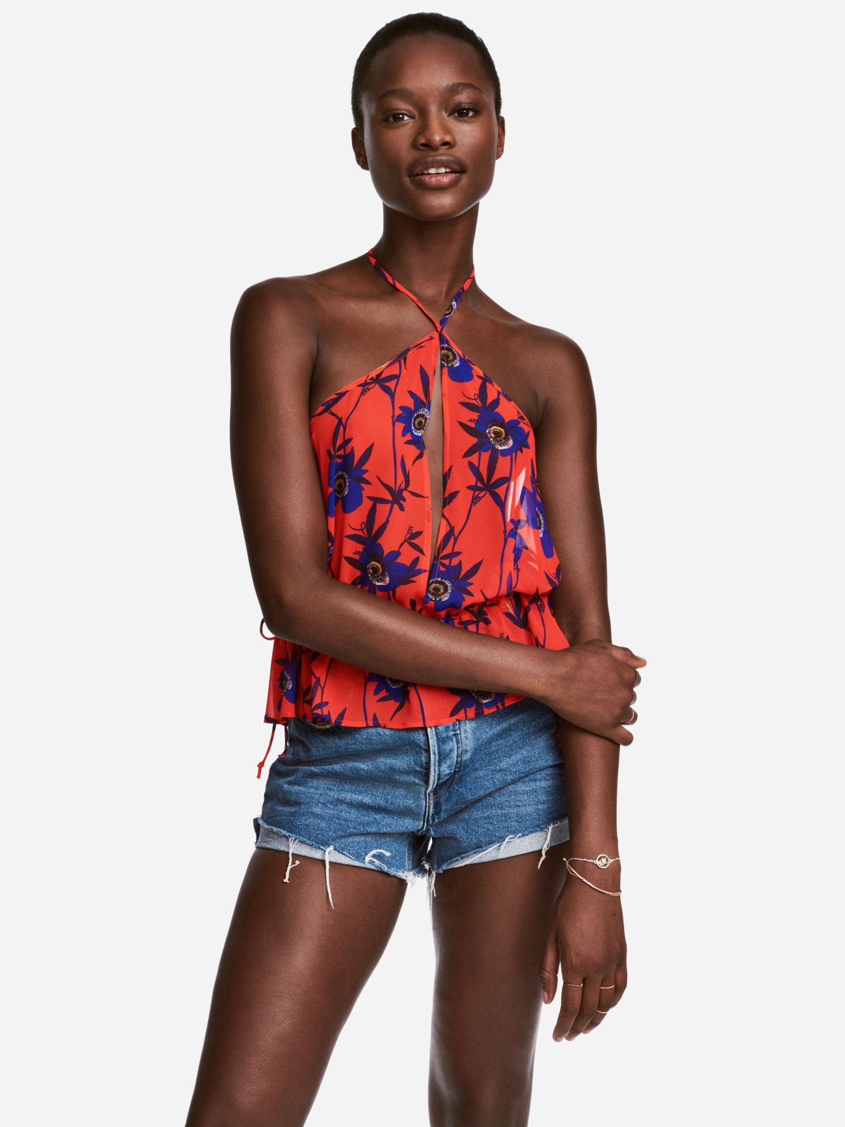 

Топ H&M 1112-5730716  Красно-синий, Топ H&M 1112-5730716 40 Красно-синий