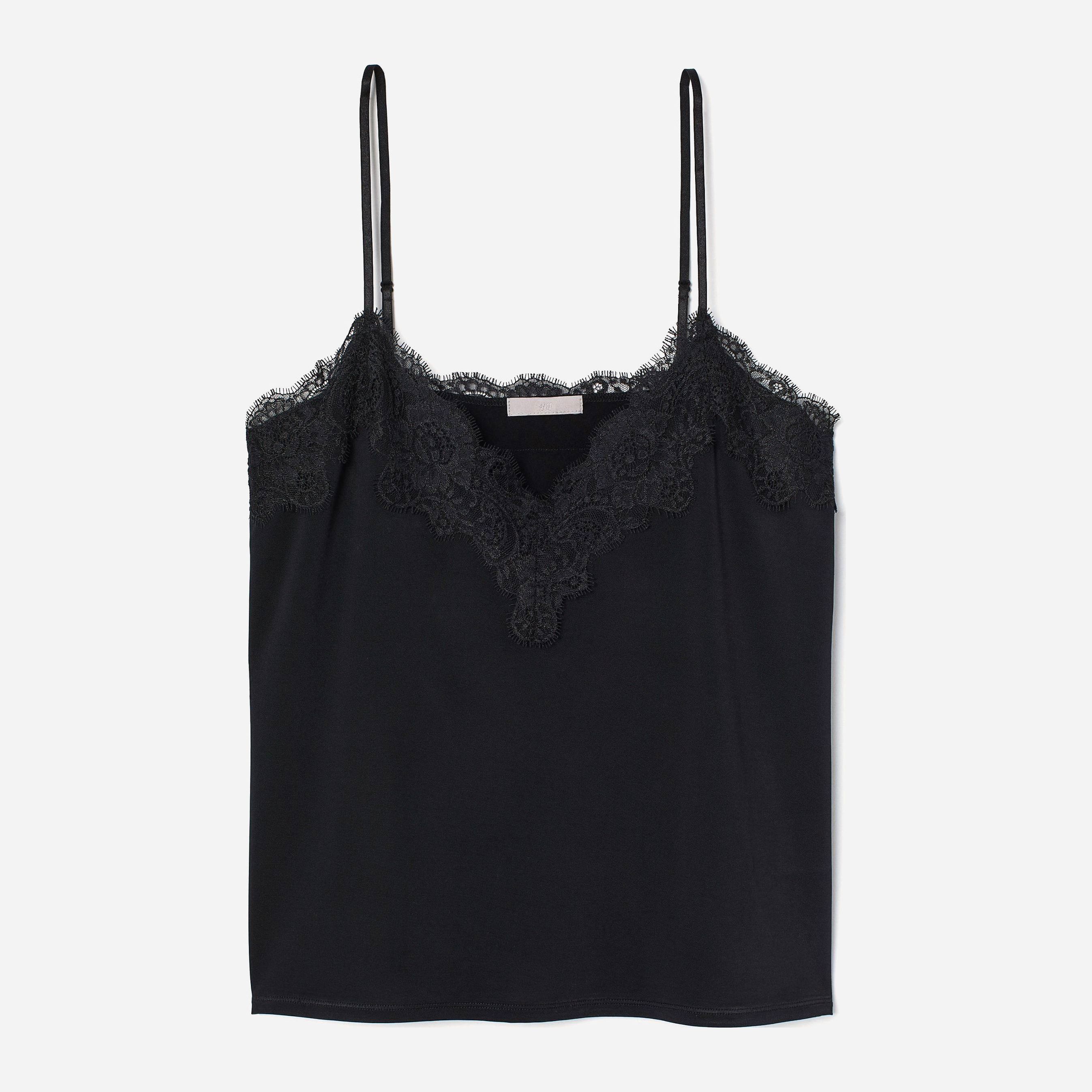 

Топ H&M 0796137-1  Черный, Топ H&M 0796137-1 L Черный