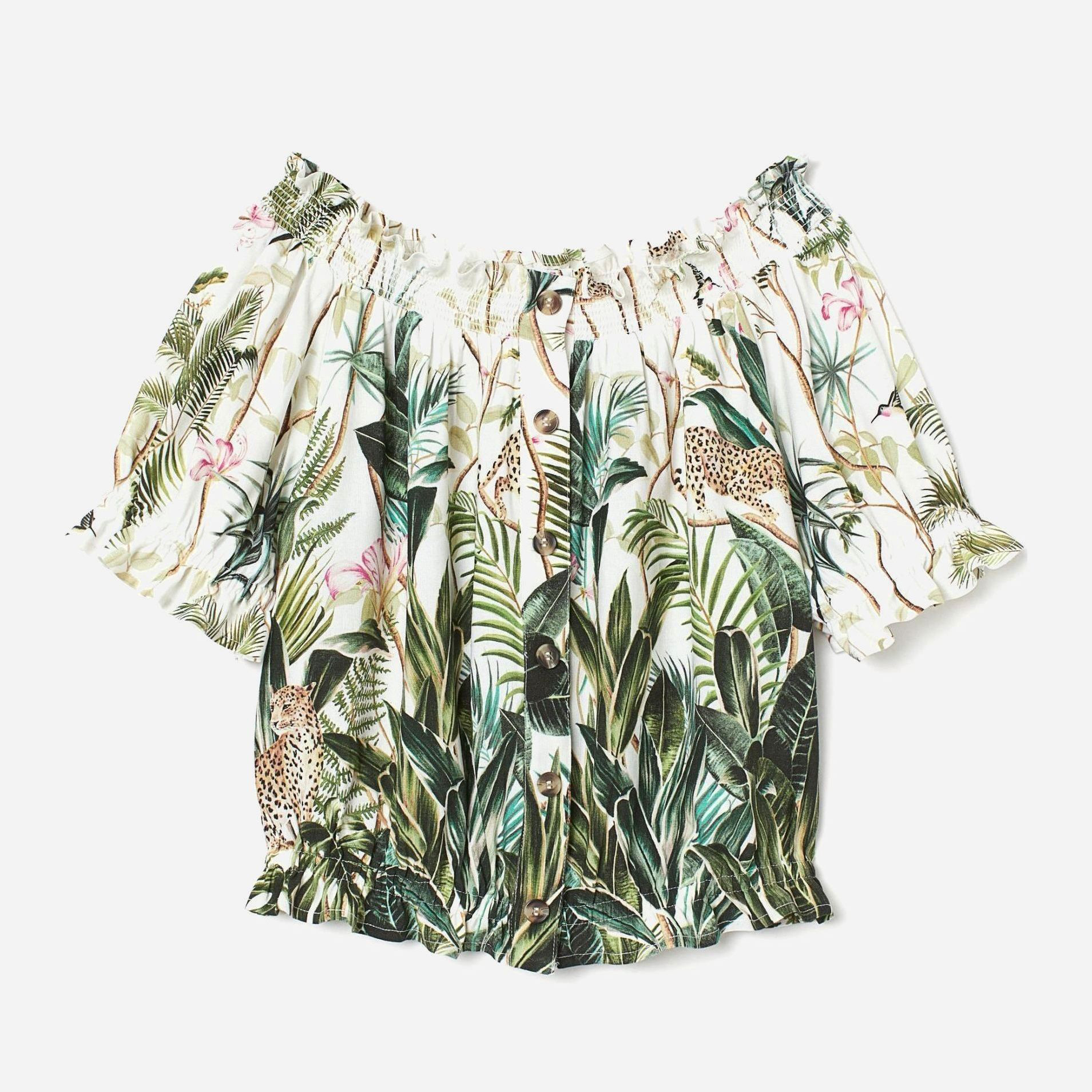

Топ H&M 0737137-9  Белый, Топ H&M 0737137-9 36 Белый