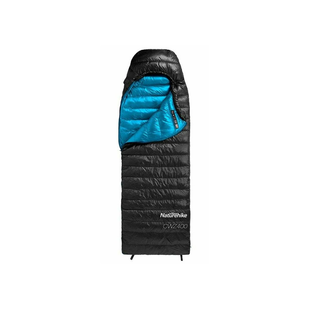 

Спальный мешок Naturehike CWZ400 NH19W400-Z 550FP 90 Goose Down Black (6927595765371)