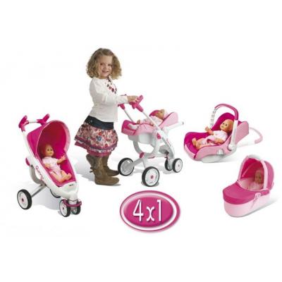 

Коляска для кукол Smoby Maxi-Cosi 4в1, трехколесная (550389)