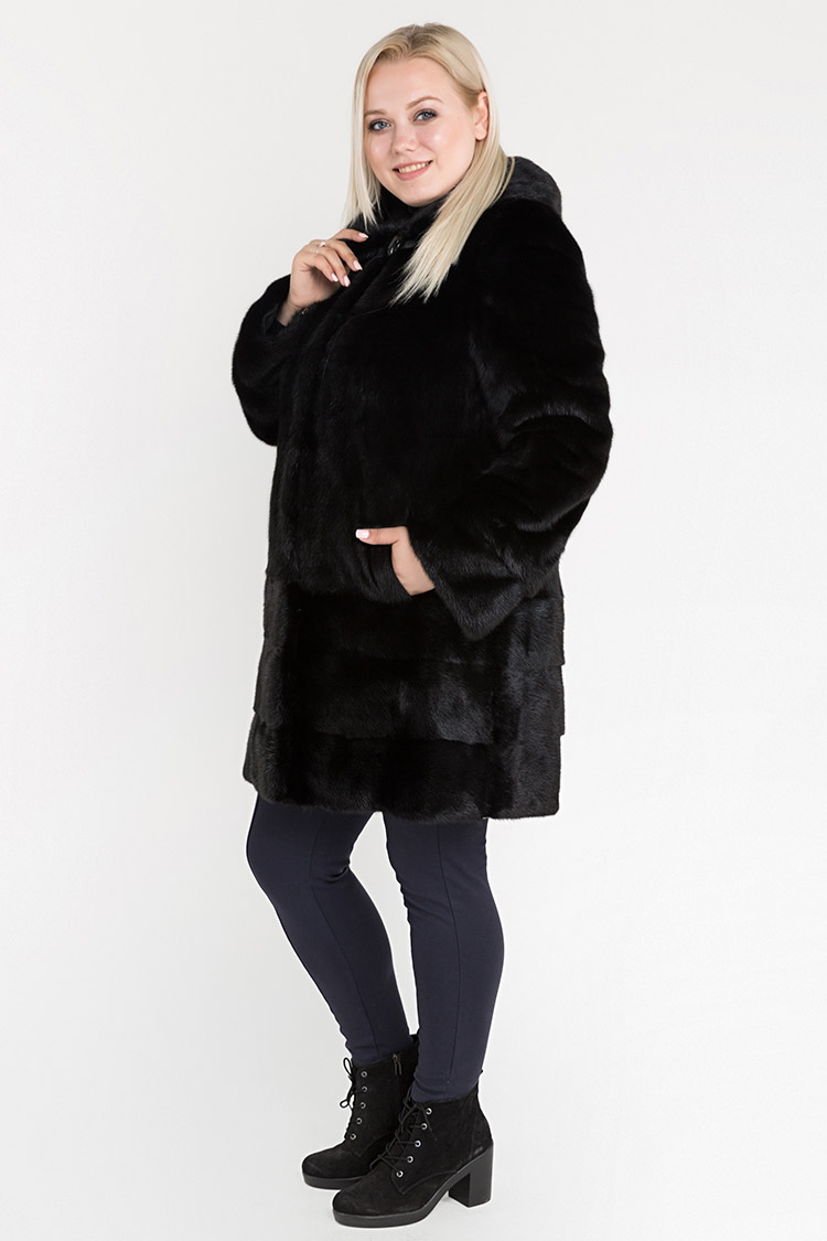 

Шуба Ameli A 070-2/90/kps  Черная 94640009, Шуба Ameli A 070-2/90/kps 40 Черная 94640009