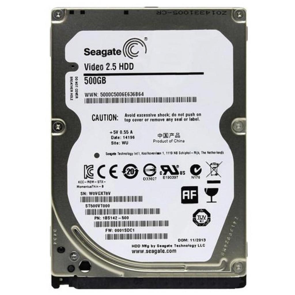 

Жесткий диск для ноутбука 2.5 500GB Seagate (# ST500VT000 #)