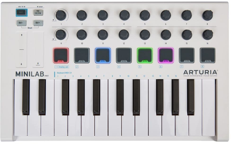 

Arturia MiniLab MkII White (19-6-8-17)