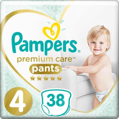 

Подгузник Pampers Premium Care Pants Maxi Размер 4 (9-15 кг), 38 шт. (8001090759832)