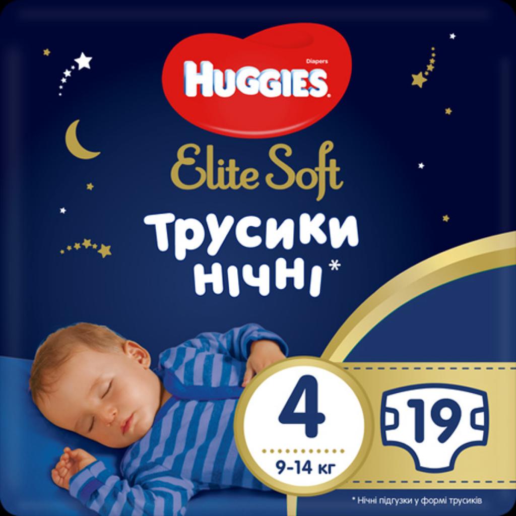 

Подгузник Huggies Elite Soft Overnites 4 (9-14 кг) 19 шт (5029053548166)