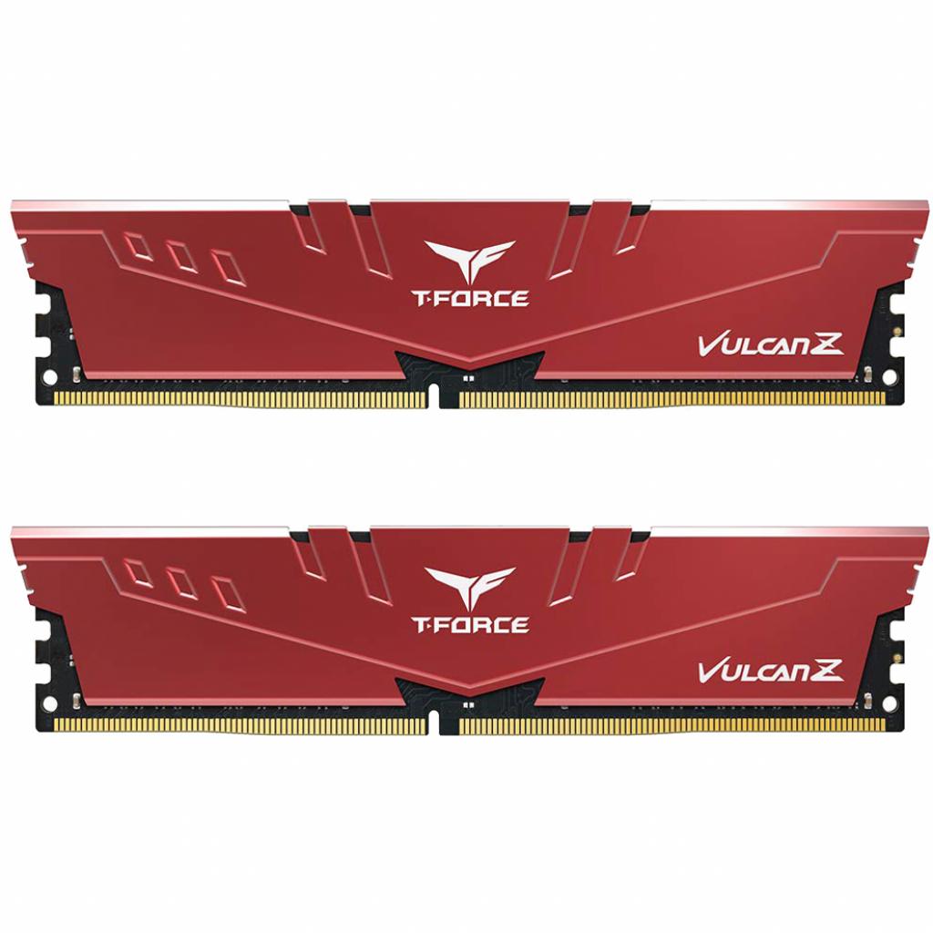 

Модуль памяти для компьютера DDR4 16GB (2x8GB) 3200 MHz T-Force Vulcan Z Red Team (TLZRD416G3200HC16CDC01)