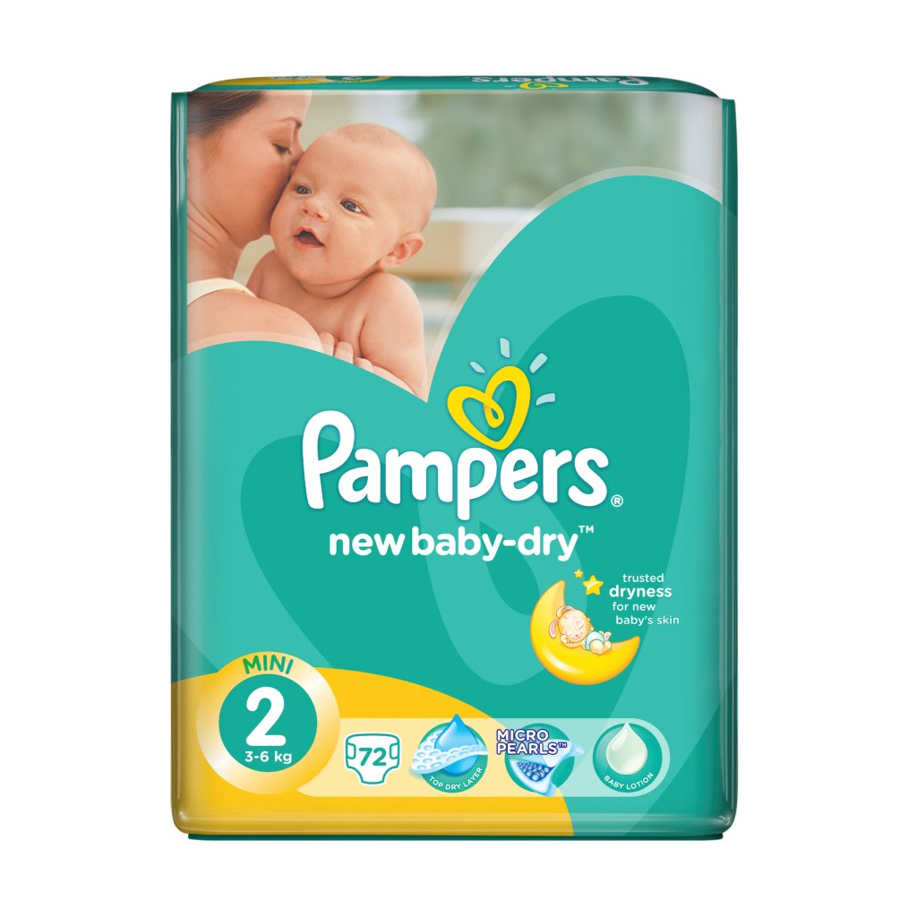 

Подгузник Pampers Active Baby Размер 2 (4-8 кг), 72 шт (8006540032848)