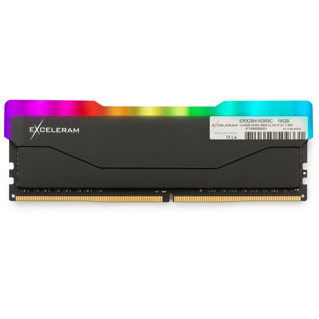 

Модуль памяти для компьютера DDR4 16GB 3600 MHz RGB X2 Series Black eXceleram (ERX2B416369C)