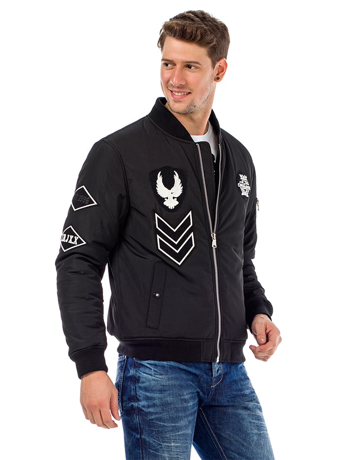 

Бомбер Cipo&Baxx CM135 XXL Черный