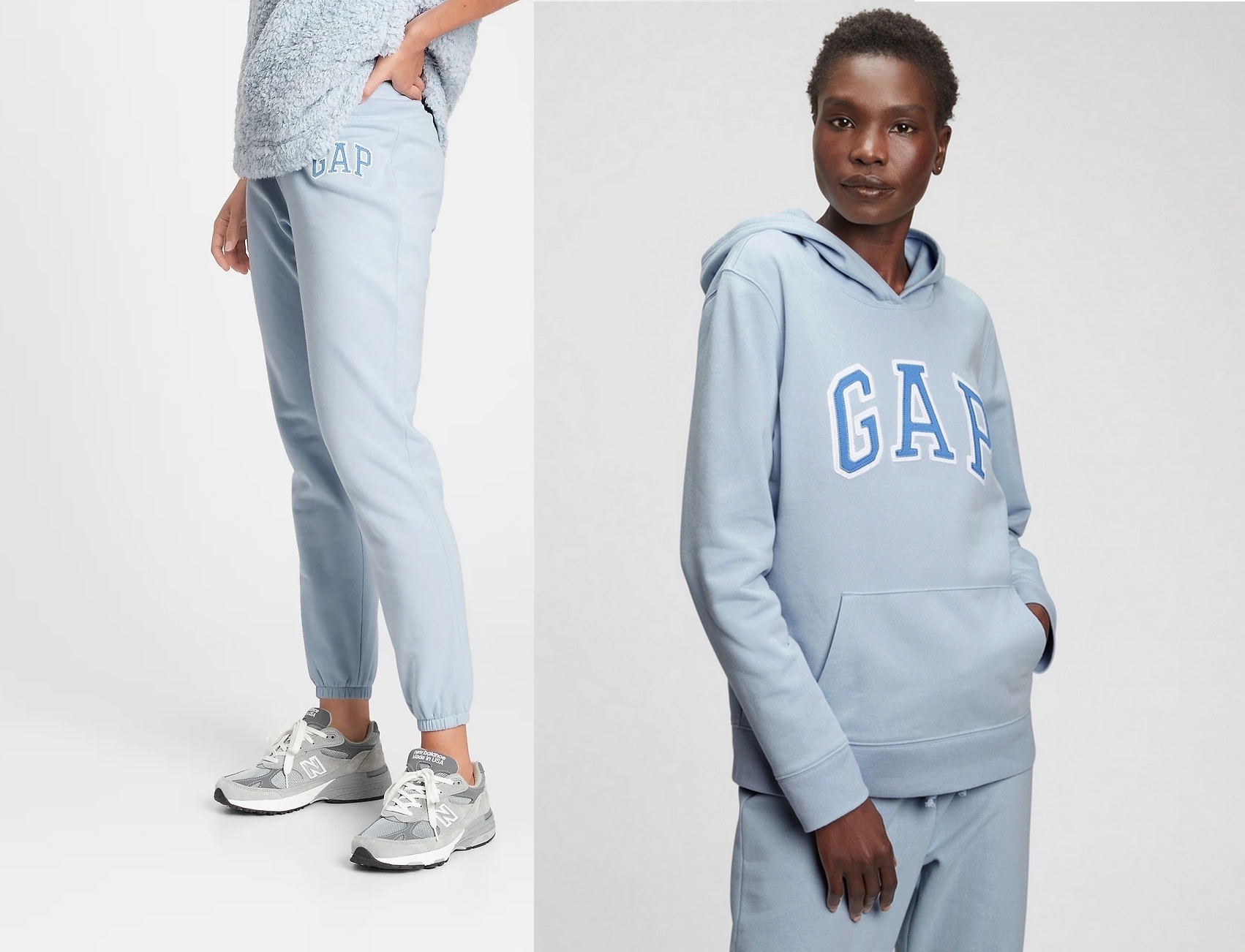 

Спортивный костюм GAP худи и джоггеры 1159759427 (Голубой, M)
