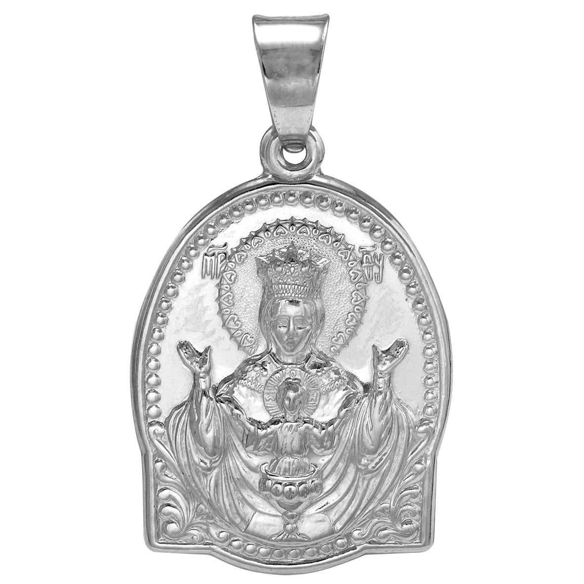 

Серебряная ладанка "Икона Божией Матери Неупиваемая Чаша" Tango Jewellery Company 100589С