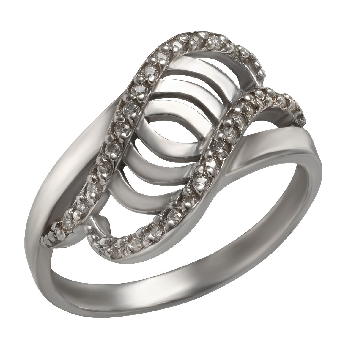 

Серебряное кольцо с фианитами Tango Jewellery Company 320714С размер 19