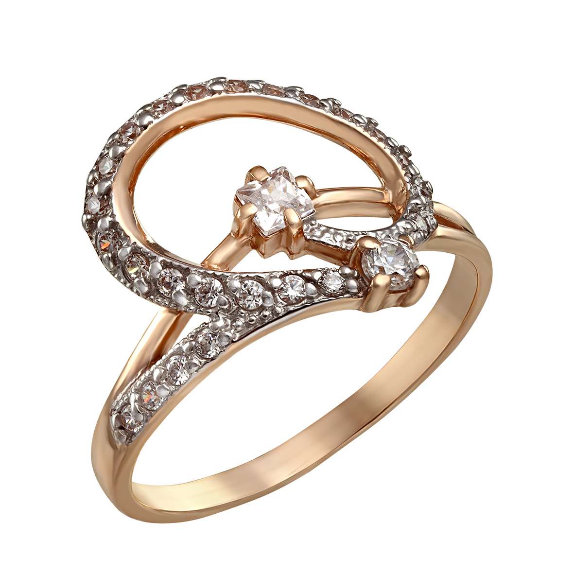 

Золотое кольцо с фианитами Tango Jewellery Company 320119 размер 17.5