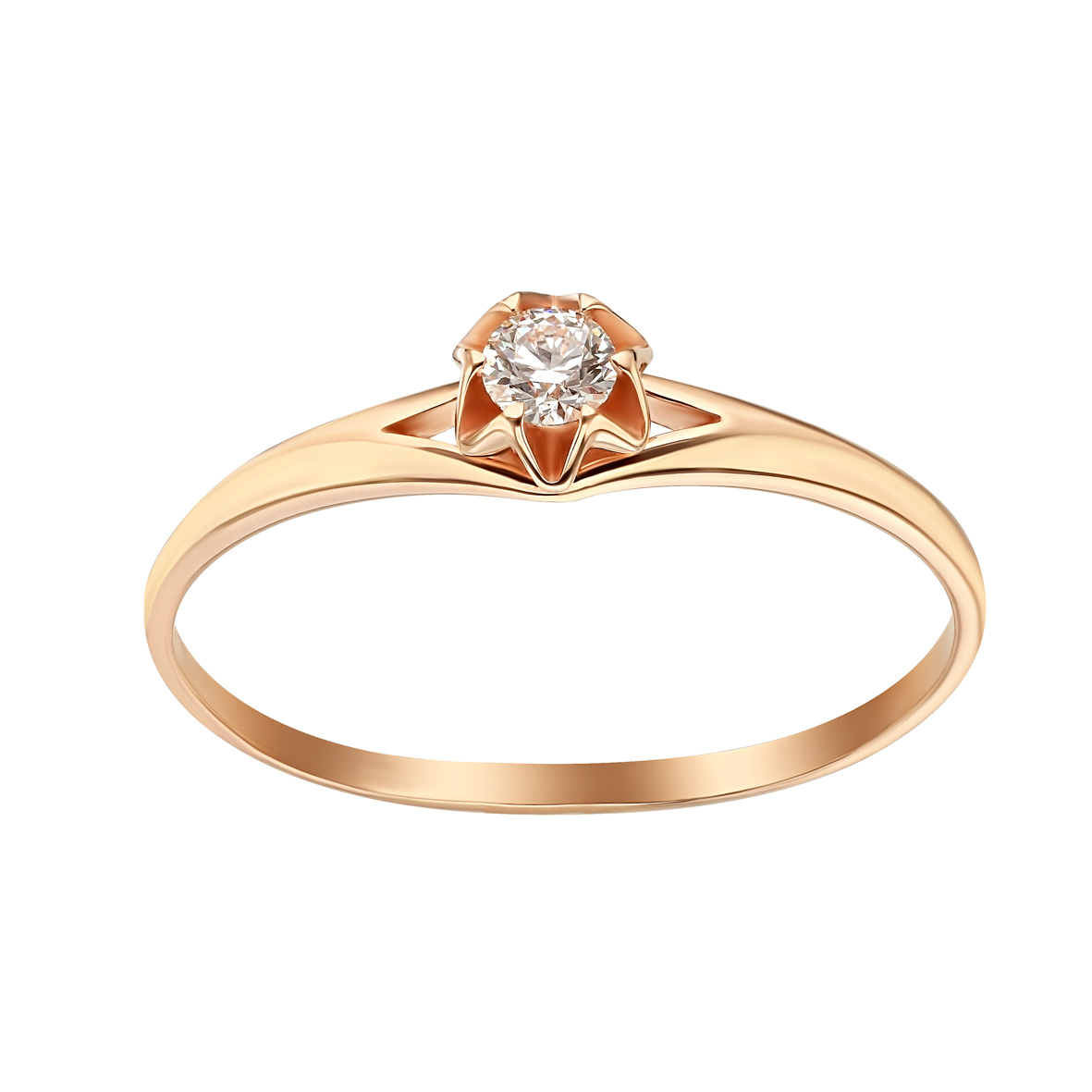 

Золотое кольцо с бриллиантом Tango Jewellery Company 740364 размер 19