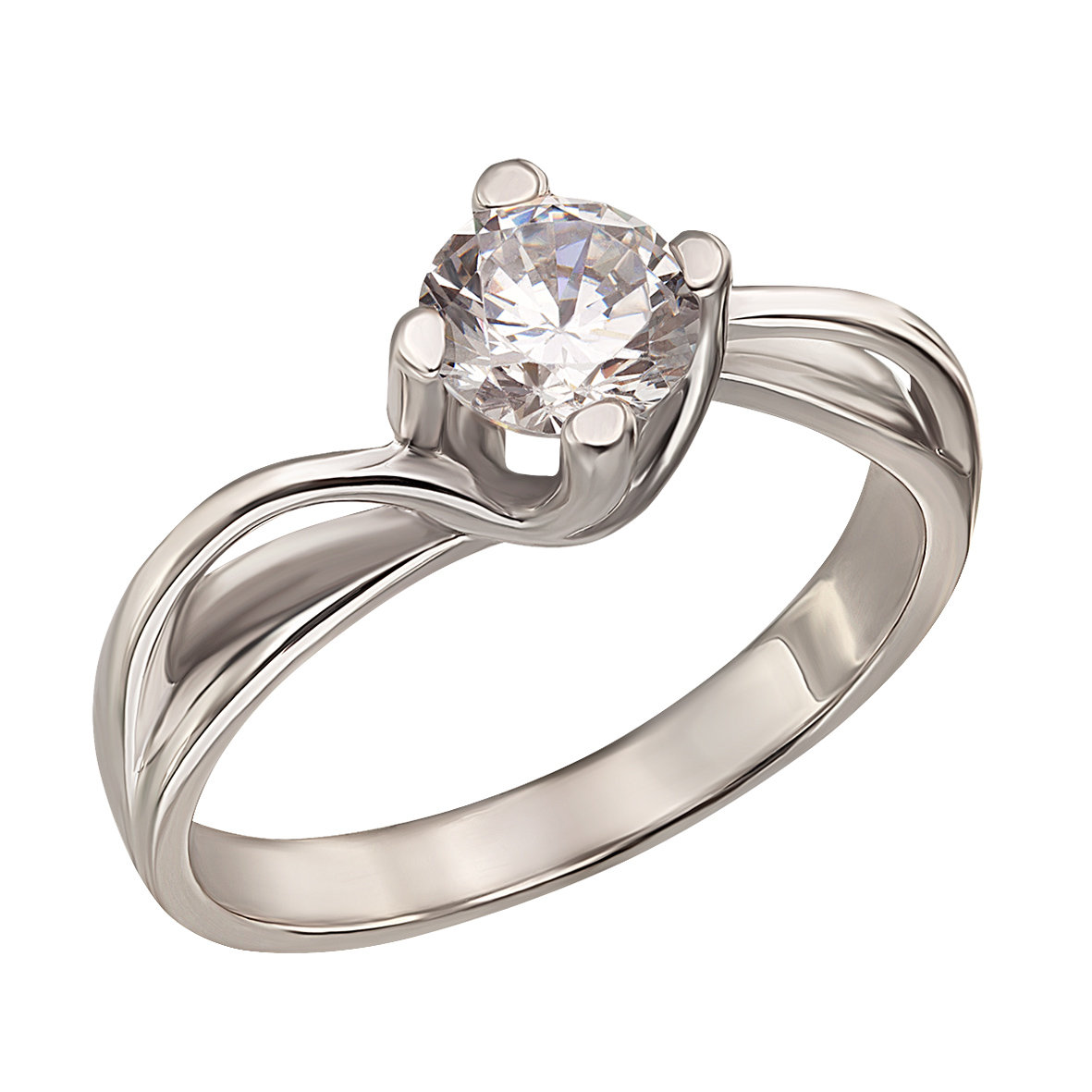 

Серебряное кольцо с фианитом Tango Jewellery Company 320610С размер 17