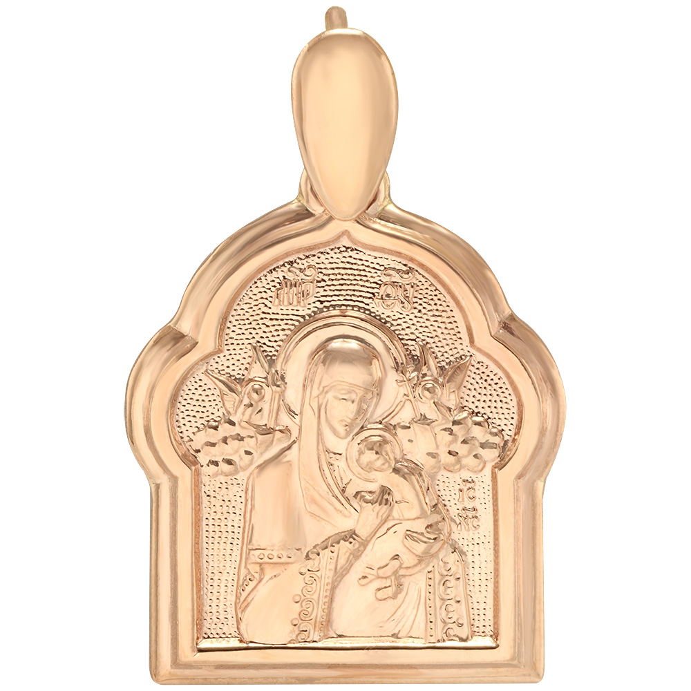 

Золотая ладанка "Страстная икона Божией Матери" Tango Jewellery Company 110605