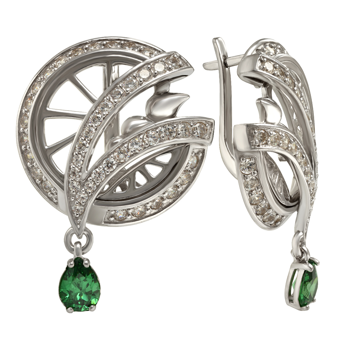 

Серебряные серьги с фианитами Tango Jewellery Company 430660С