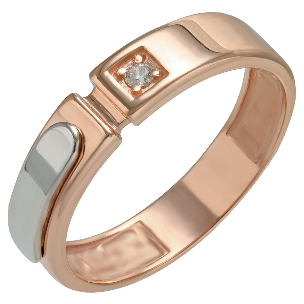 

Золотое кольцо с фианитом Tango Jewellery Company 330057 размер 21
