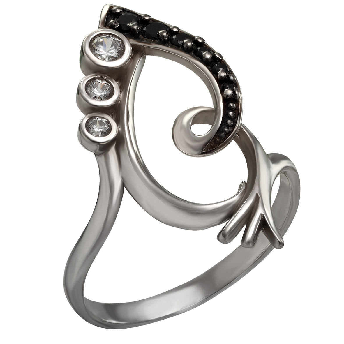 

Серебряное кольцо с фианитами Tango Jewellery Company 320127С размер 17.5