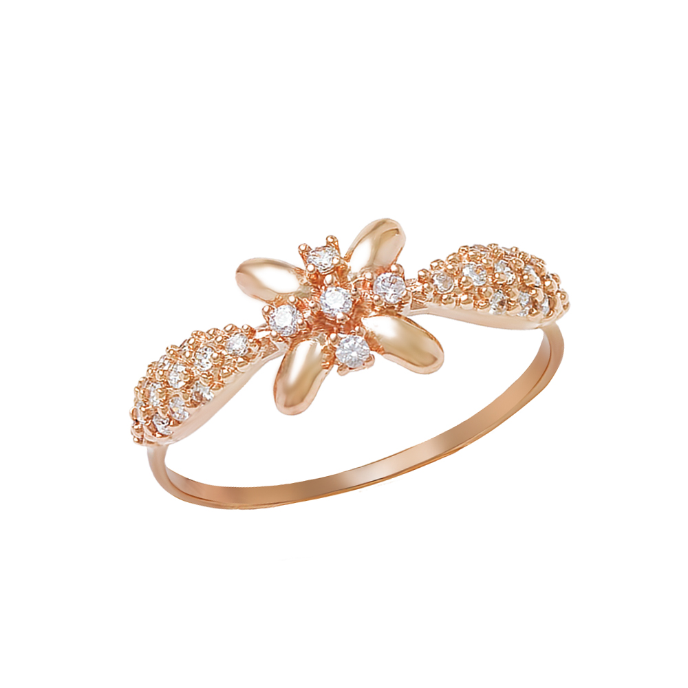 

Золотое кольцо с фианитами Tango Jewellery Company 380150 размер 17.5