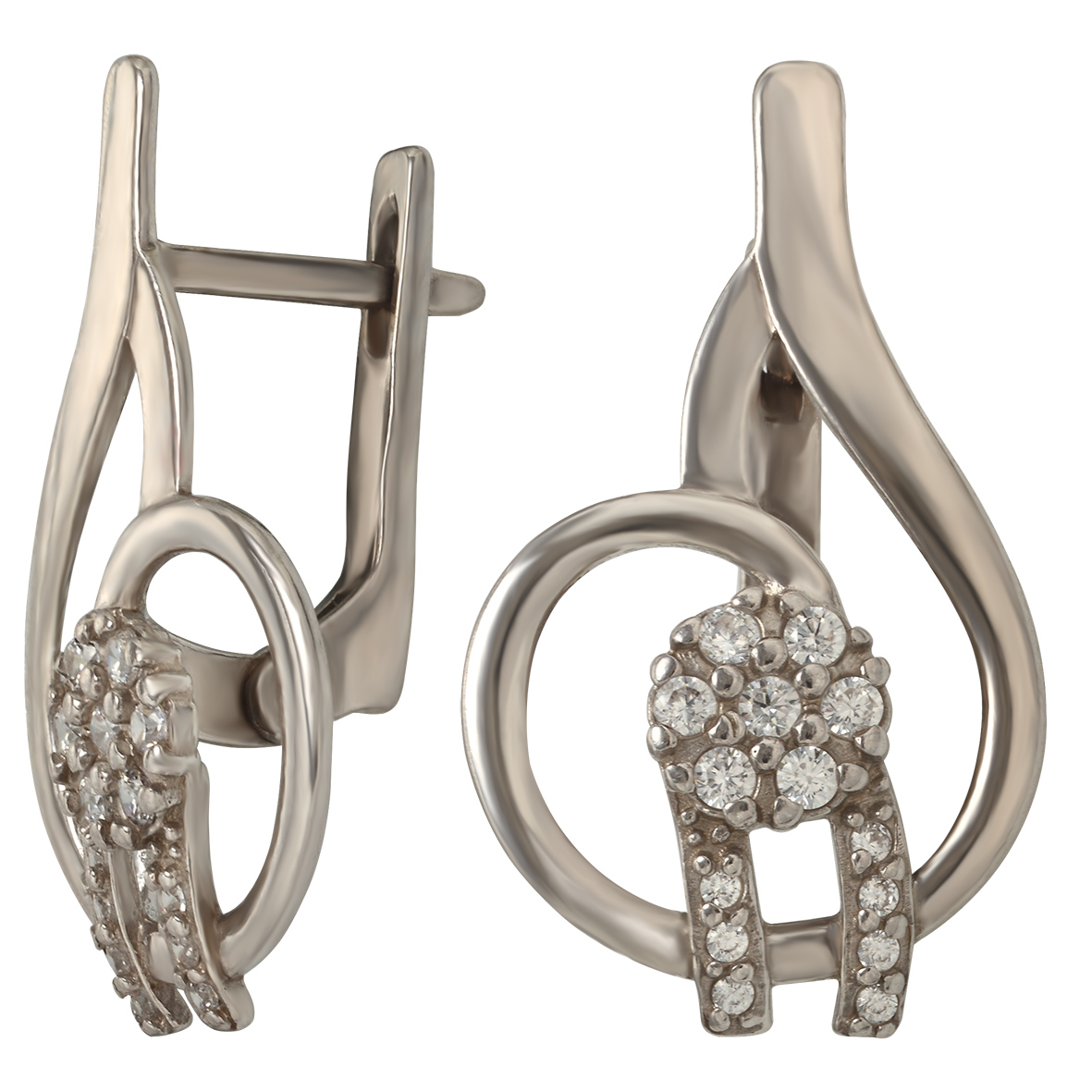 

Серебряные серьги с фианитами Tango Jewellery Company 420852С