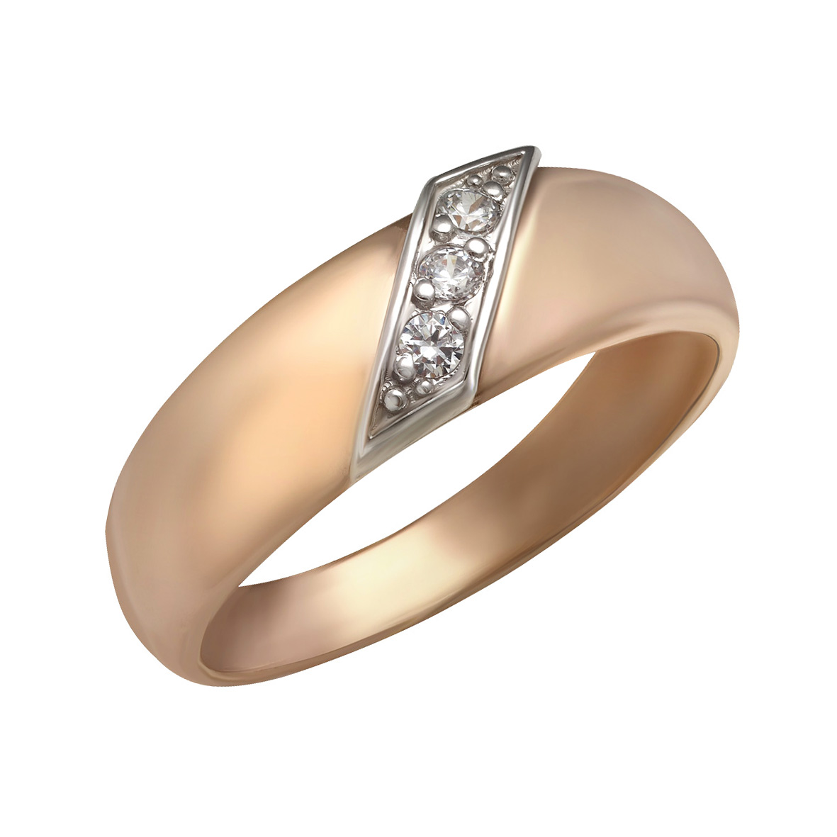 

Золотое кольцо с фианитами Tango Jewellery Company 330074 размер 18