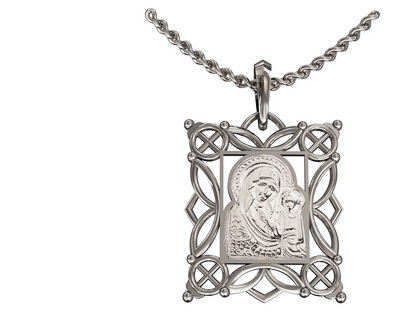 

Серебряная ладанка "Казанская икона Божией Матери" Tango Jewellery Company 140198С