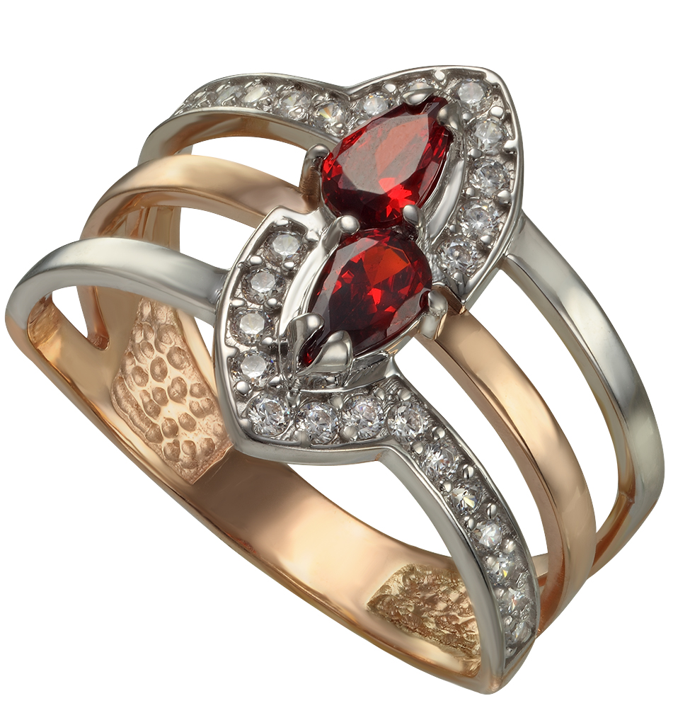 

Золотое кольцо с фианитами Tango Jewellery Company 350020 размер 16.5