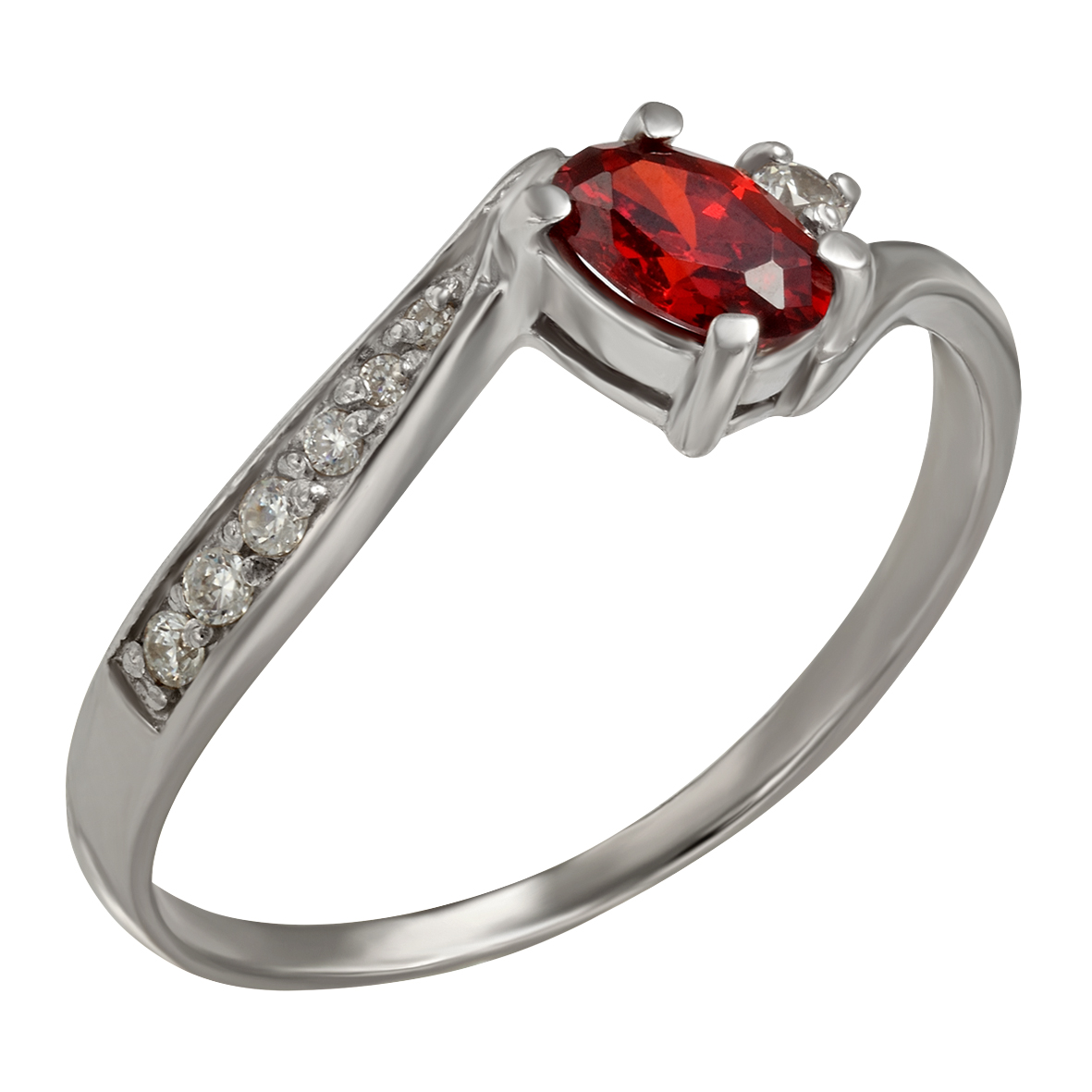 

Серебряное кольцо с фианитом Tango Jewellery Company 320354С размер 18