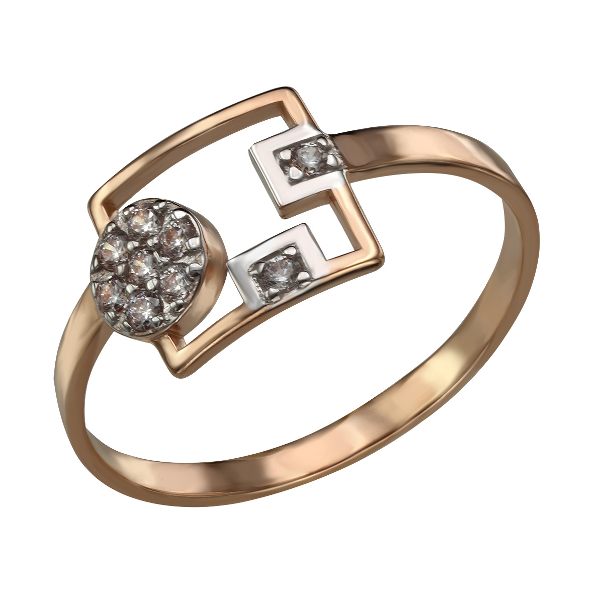 

Золотое кольцо "Элегантность" с фианитами Tango Jewellery Company 380435 размер 16.5
