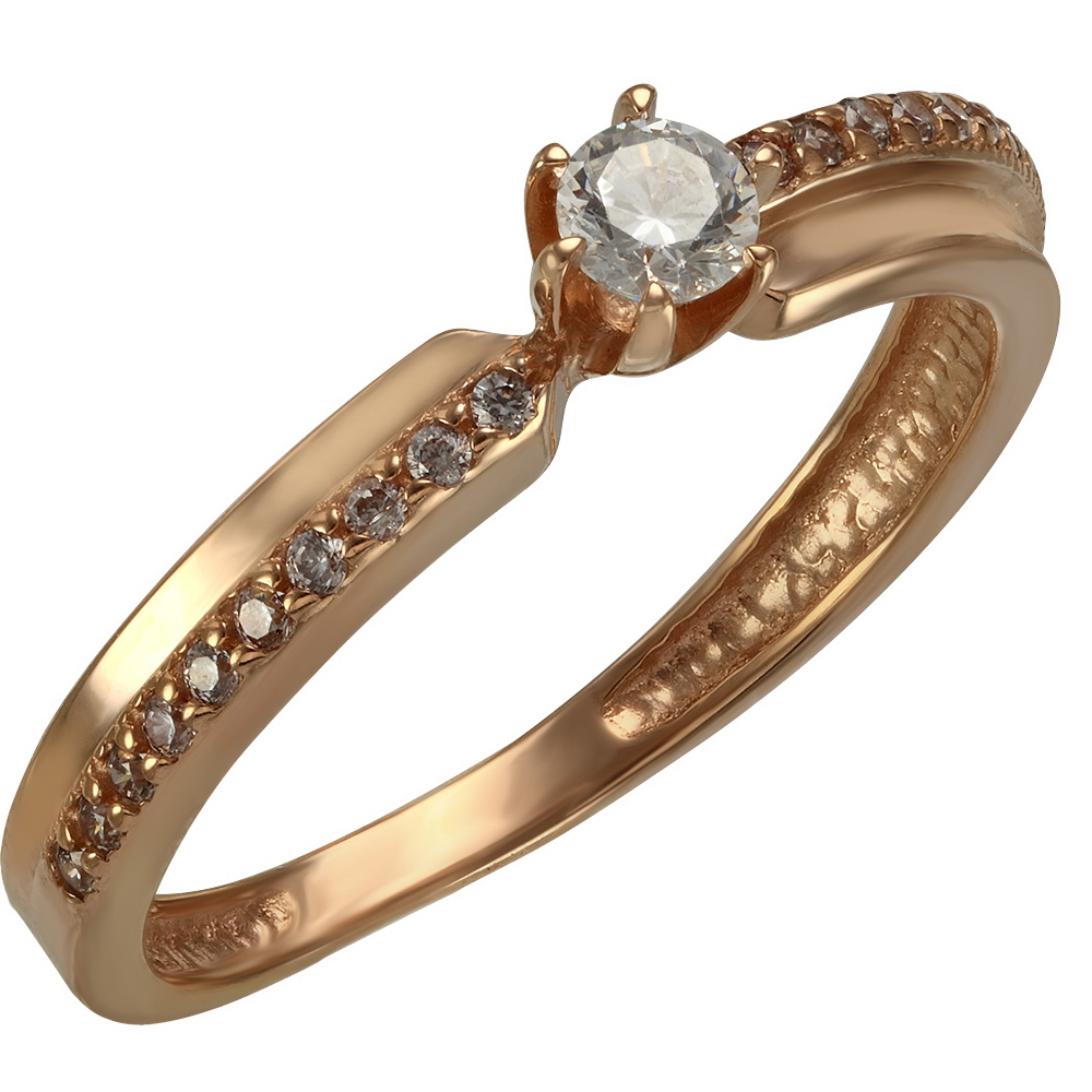 

Золотое кольцо "Свидание любви" с фианитами Tango Jewellery Company 380376 размер 18.5