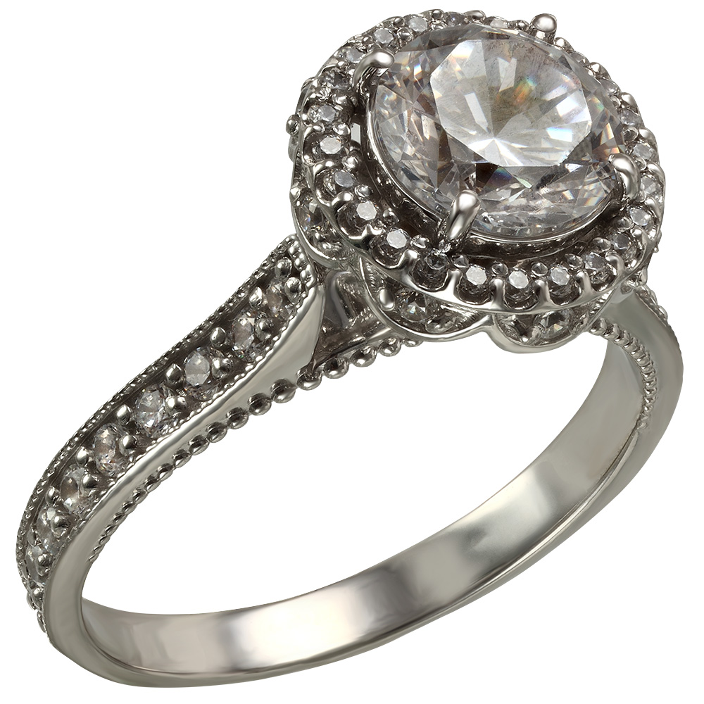 

Золотое кольцо с фианитами Tango Jewellery Company 330825В размер 19