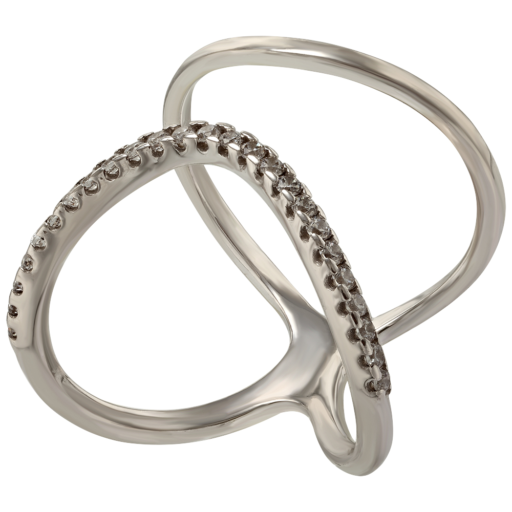 

Серебряное кольцо с фианитами Tango Jewellery Company 380222С размер 16