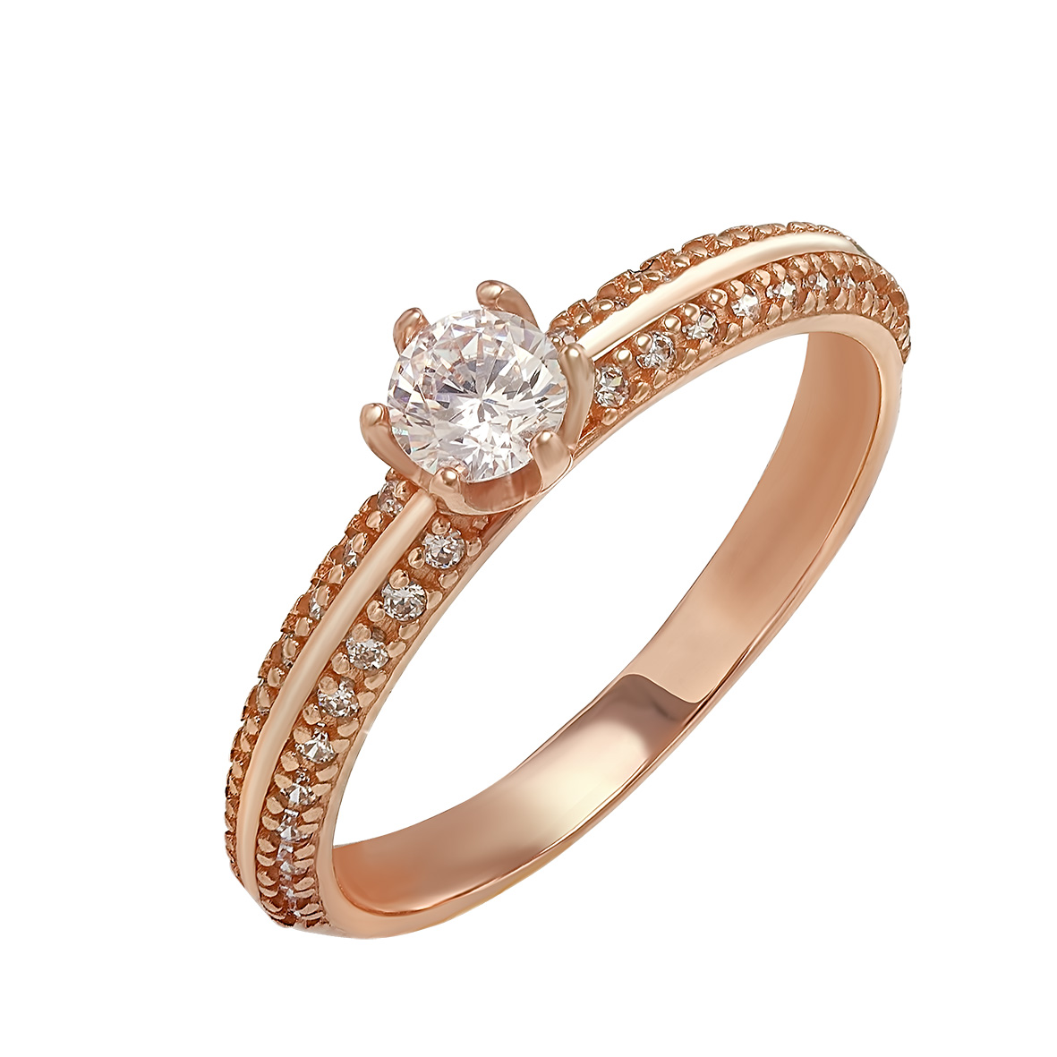 

Золотое кольцо с фианитами Tango Jewellery Company 380179 размер 16