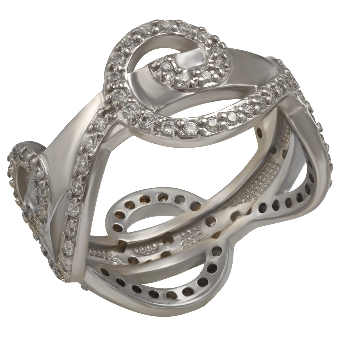 

Серебряное кольцо с фианитами Tango Jewellery Company 320992С размер 16.5