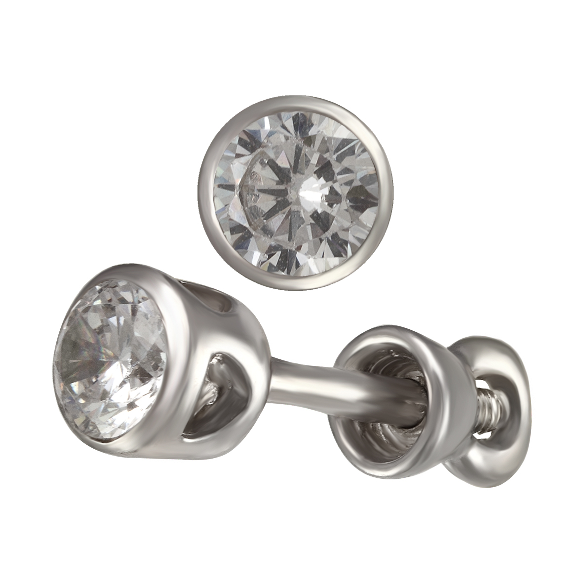 

Серебряные пуссеты "В стиле TANGO" с фианитами Tango Jewellery Company 520269С