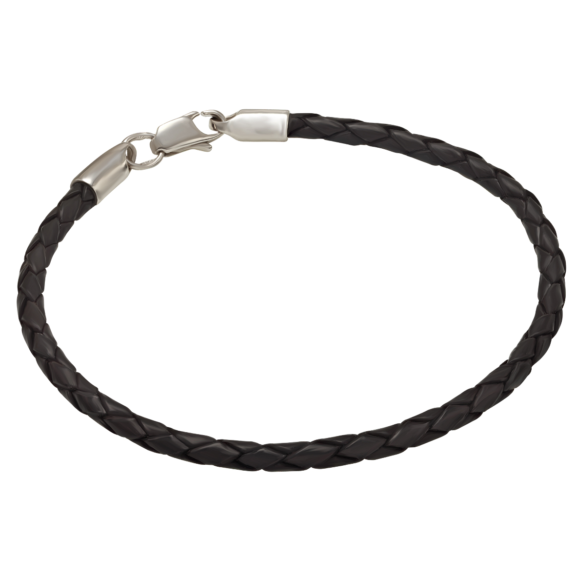 

Браслет кожаный с серебряной застежкой Tango Jewellery Company 910064С размер 180